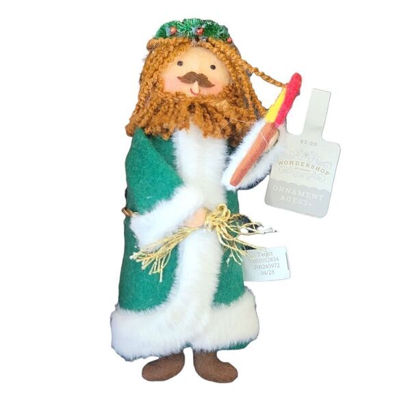 A Christmas Carol GHOST OF CHRISTMAS PRESENT 2023 Target Wondershop Ornament NWT - Picture 1 of 2